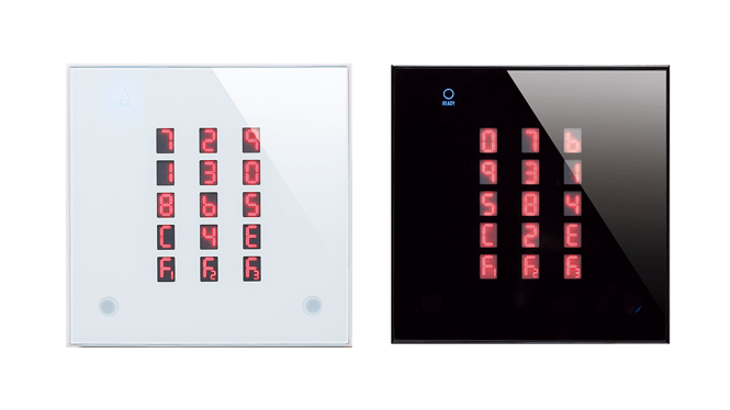 スクランブルテンキー付非接触カードリーダー