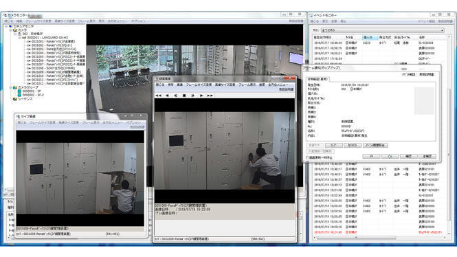 セキュアモニタ２の監視カメラ連携