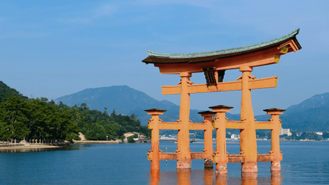 広島の代表的な文化財、厳島神社