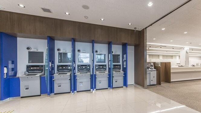 銀行店舗デザインの導入事例